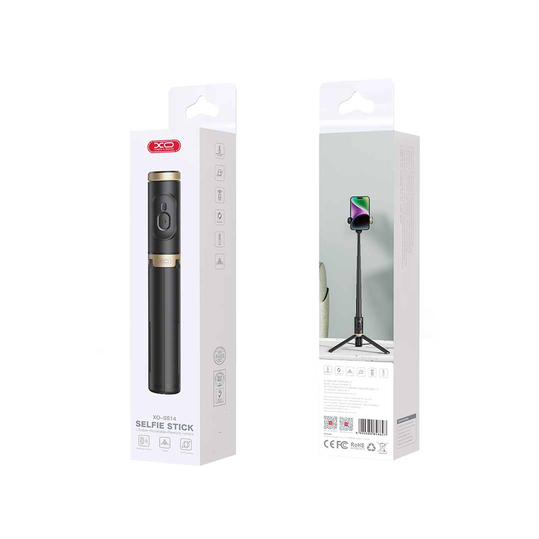 Selfie Stick Bluetooth XO Design SS14, Universal, Preto