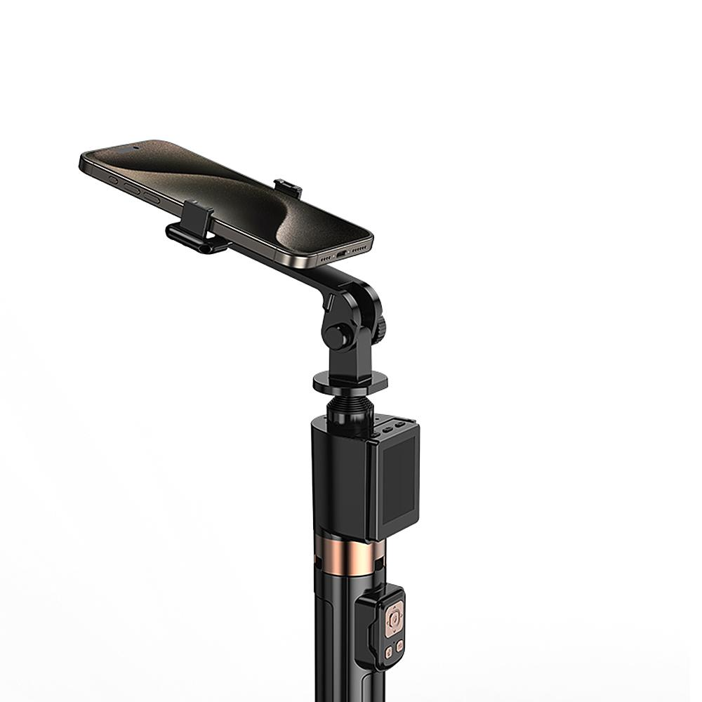 Selfie Stick Bluetooth XO Design SS23 Dual Lights, Universal, Preto