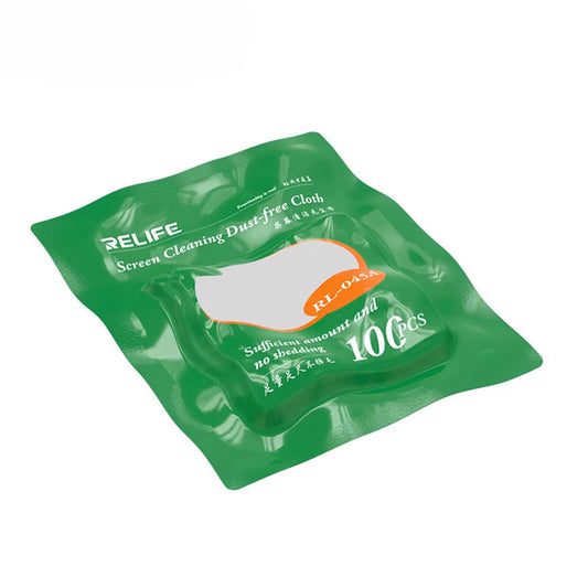 Toalhetes de Limpeza Secos Relife RL-045A, Conjunto de 100 unidades