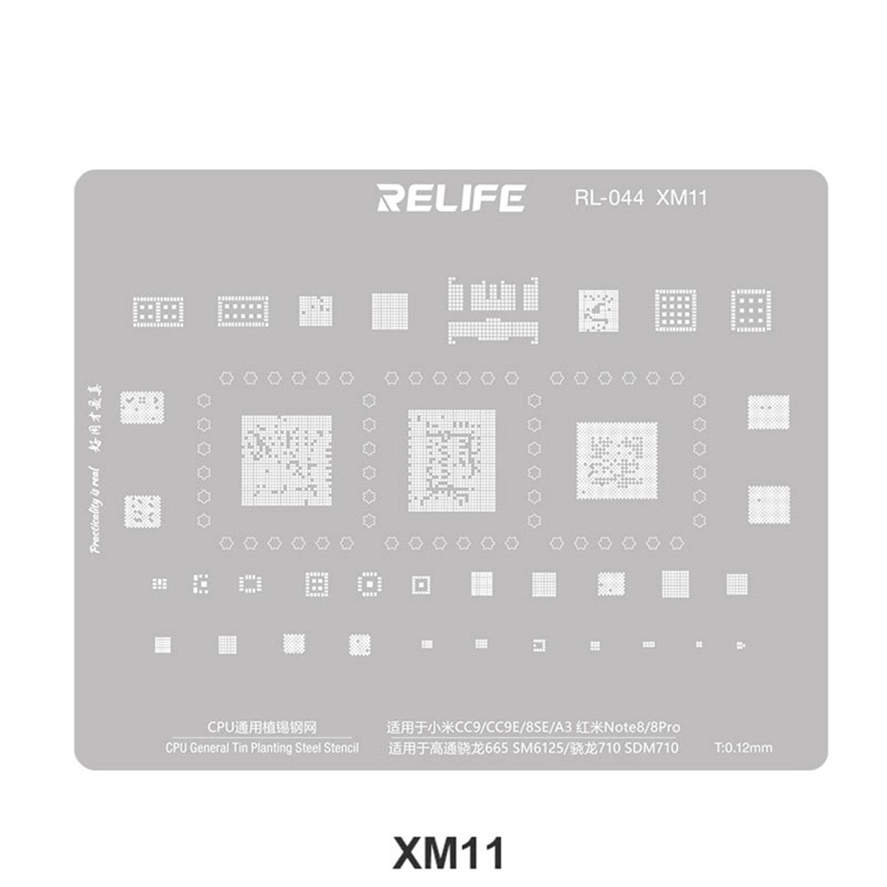 BGA Reballing Stencil RL-044 V2.0 for Xiaomi Series CPU