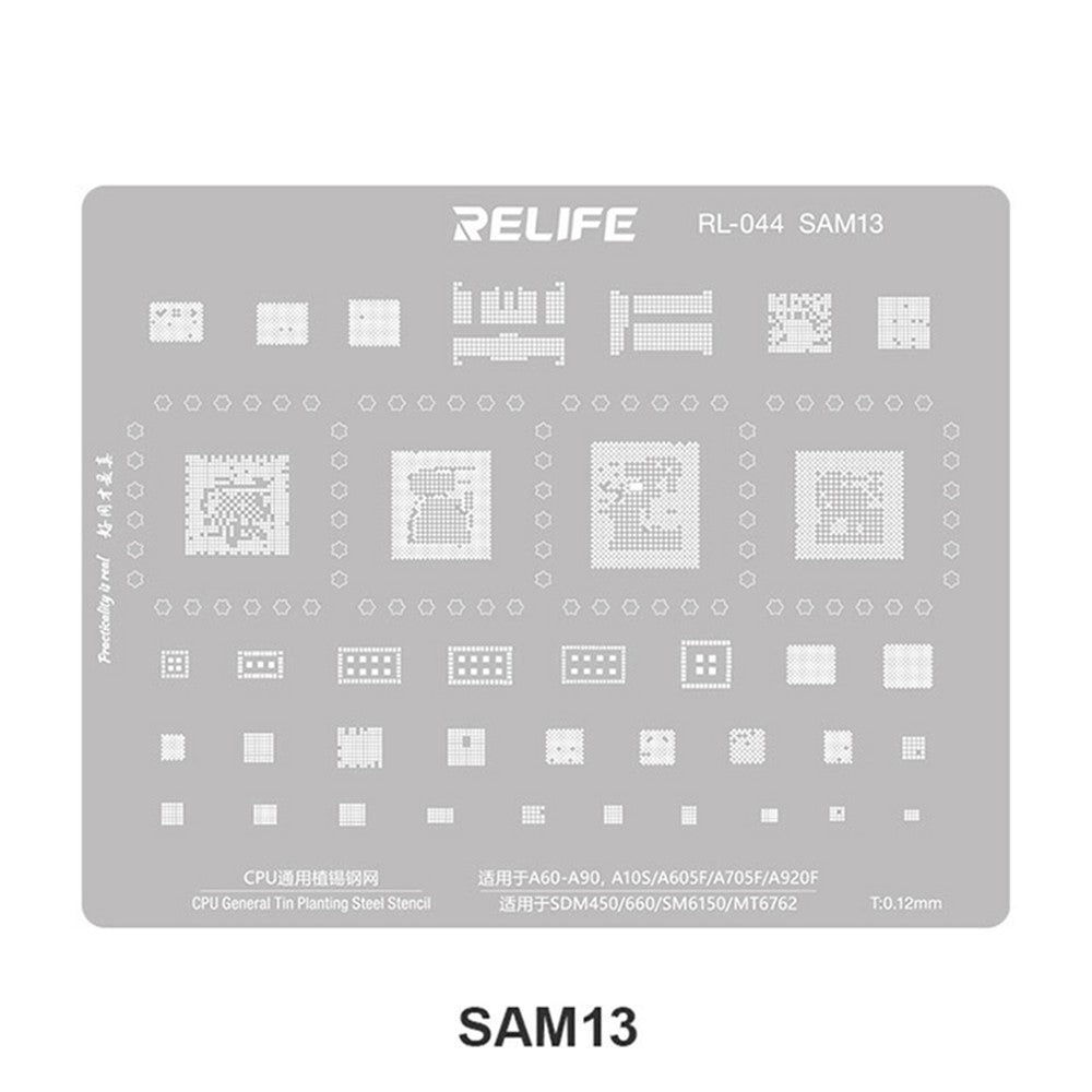 BGA Stencil Relife RL-044 V2.0 for Samsung Series CPU