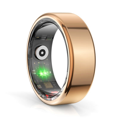 Smart Ring Techsuit R02, Tamanho 11, Rosa Dourado