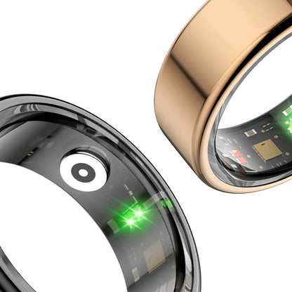 Smart Ring Techsuit R02, Tamanho 11, Rosa Dourado