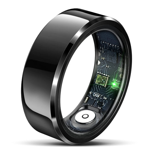 Smart Ring Techsuit R6, Tamanho 8, Preto