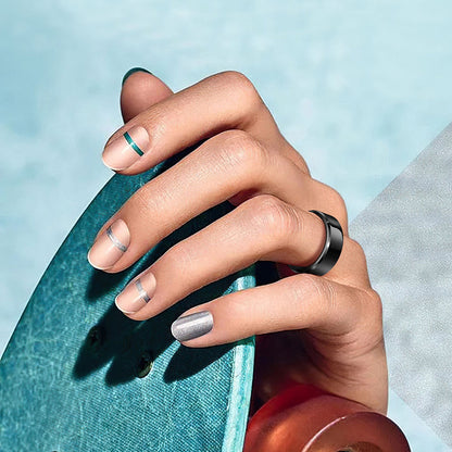 Smart Ring Techsuit R6, Tamanho 8, Preto