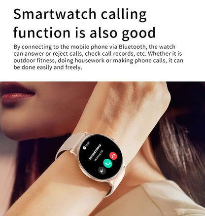 Smartwatch Blavec M01 Vesta Call, Rosa Dourado