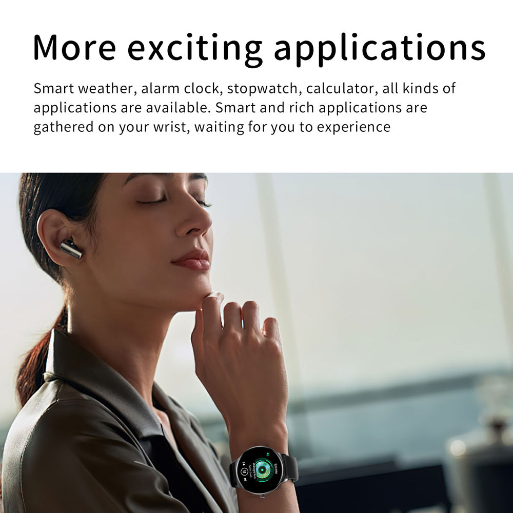 Smartwatch Blavec M01 Vesta Call, Preto