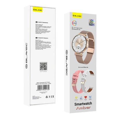 Smartwatch Blavec W17 Amber, Rosa-dourado 