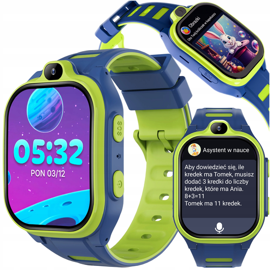 Smartwatch Forever Kids Boost KW-530 Call, Azul