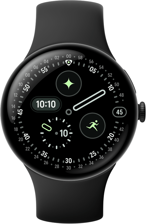 Smartwatch Google Pixel Watch 4, 45mm, Wi-Fi, Preto GA09962-EU