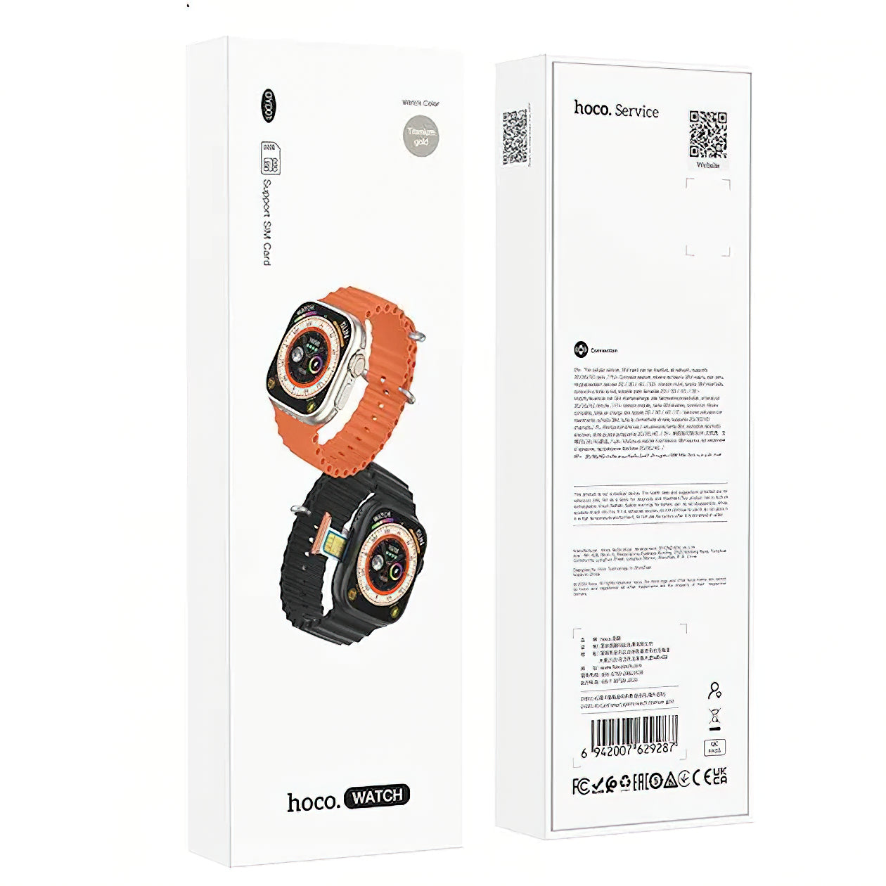 Smartwatch HOCO DYD01 Call, Preto