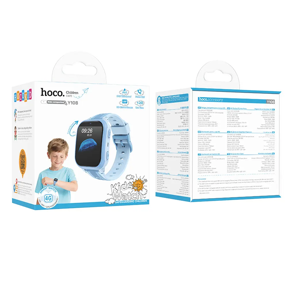 Smartwatch HOCO Y108 Kids Call, Azul