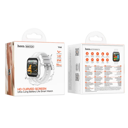 Smartwatch HOCO Y44 Call, Prateado