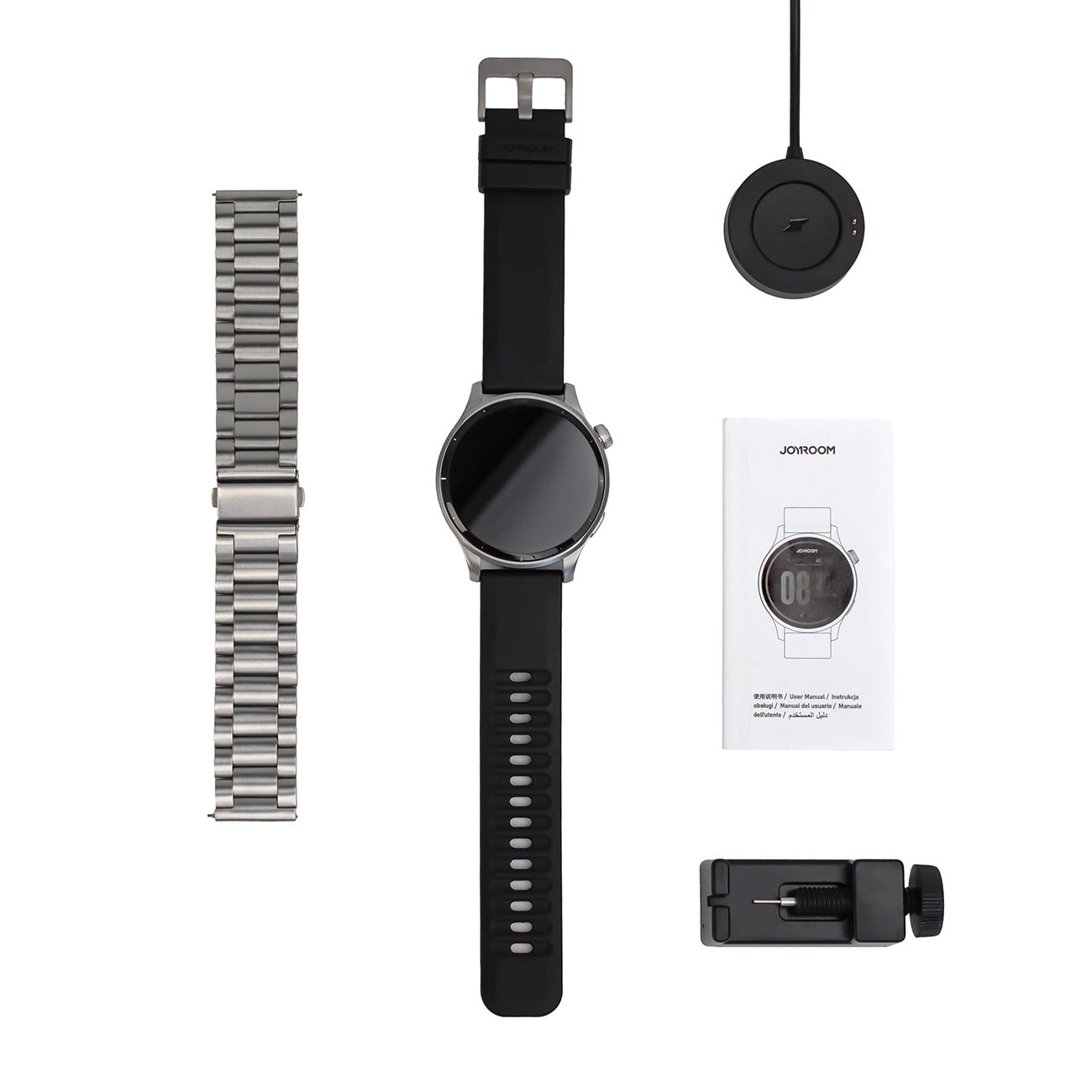 Smartwatch Joyroom JR-FV1, Cinzento