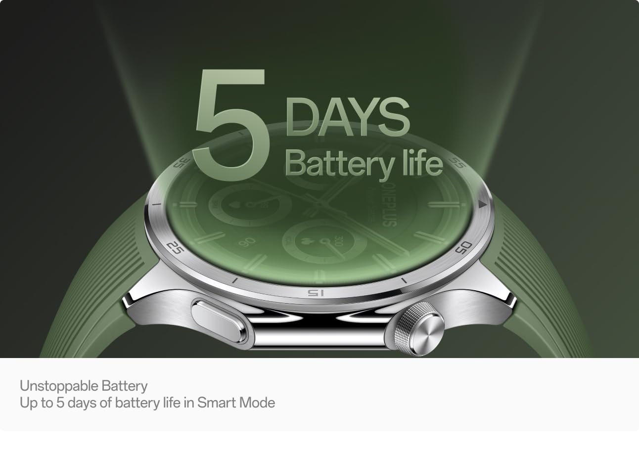 Smartwatch OnePlus Watch 3, 46mm, Preto 5491100340