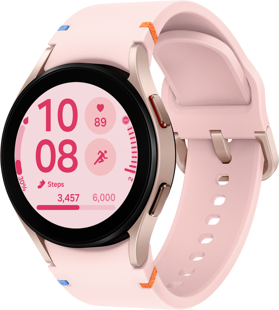 Relógio inteligente Samsung Galaxy Watch FE Samsung Galaxy Watch FE, 40 mm, BT, Ouro rosa SM-R861NIDAEUE 