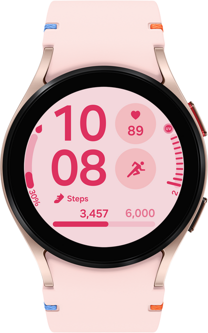 Relógio inteligente Samsung Galaxy Watch FE Samsung Galaxy Watch FE, 40 mm, BT, Ouro rosa SM-R861NIDAEUE 