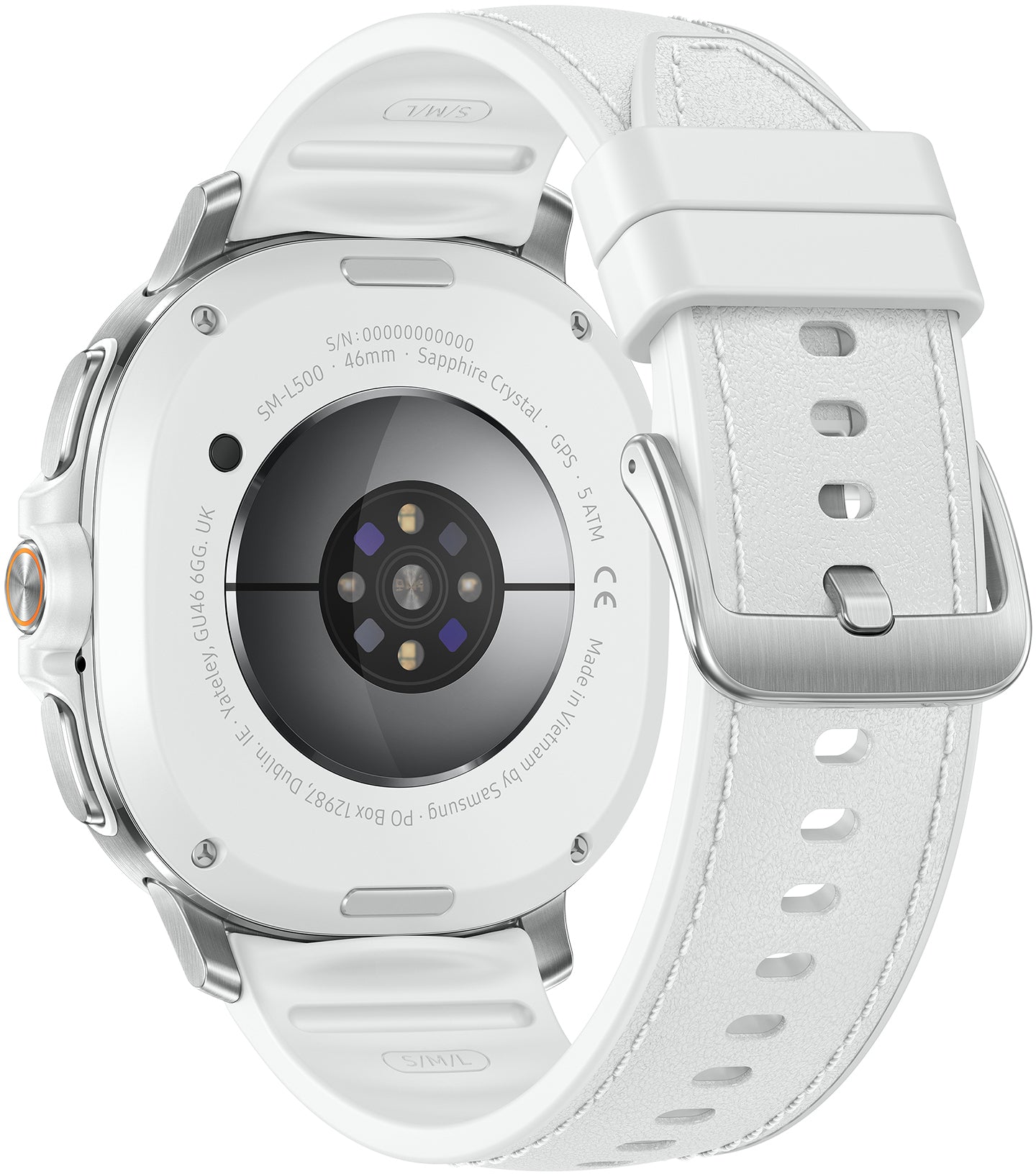 Smartwatch Samsung Galaxy Watch8 Classic, 46mm, BT, Branco SM-L500NZWAEUE