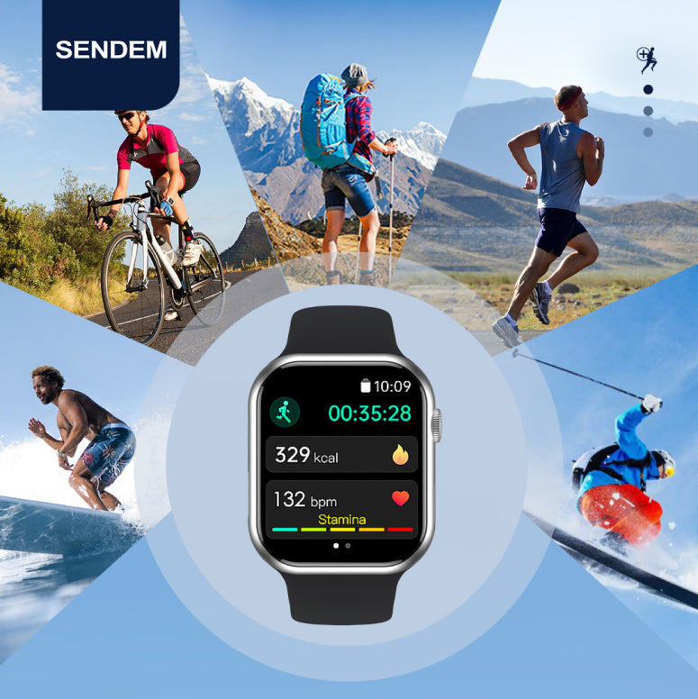 Sendem N9 Max smartwatch, Preto 