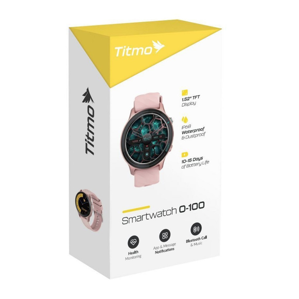 Smartwatch Titmo O-100 Call, Pink