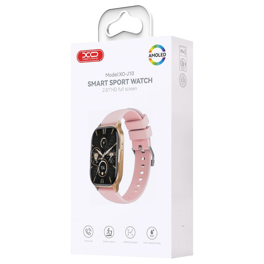 Smartwatch XO Design J10, Rosa Dourado