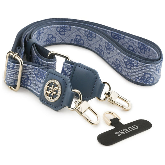 Cordão para Telefone Guess 4G Strass Metal Logo, Azul