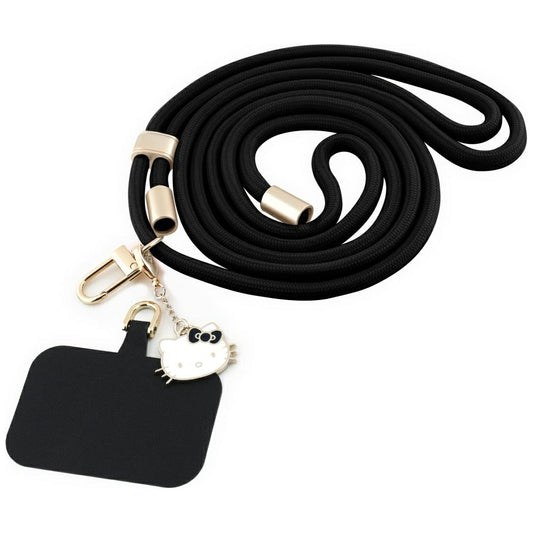 Cordão para Telemóvel Hello Kitty Crossbody, Preto