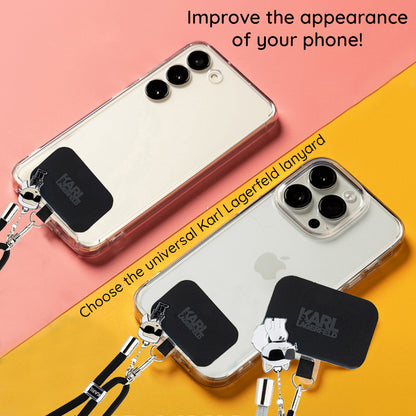 Cordão para Telefone Karl Lagerfeld Ikonik Karl, Preto