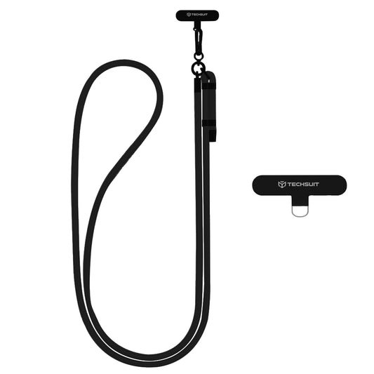 Cordão para Telemóvel Techsuit RCS1-03, Preto
