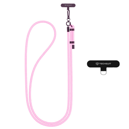 Cordão para Telemóvel Techsuit RCS1-25, Rosa Claro