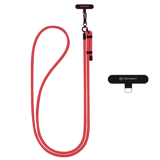 Cordão para Telemóvel Techsuit RCS1-33, Vermelho