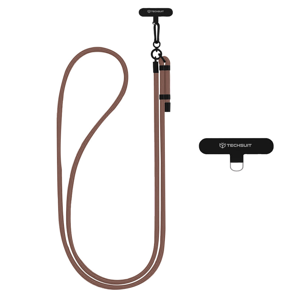 Cordão para Telemóvel Techsuit RCS1-72, Castanho