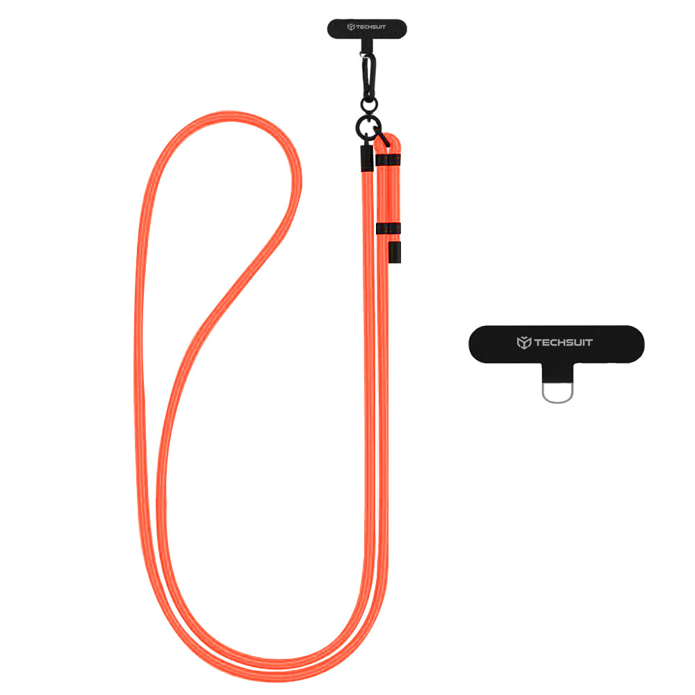 Cordão para Telemóvel Techsuit RCS1-81, Laranja Escuro