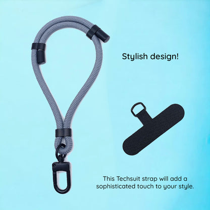 Cordão para Telemóvel Techsuit RWS1-21-23, Cinzento Claro