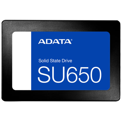 Unidade de estado sólido (SSD) Adata SU650, 2,5 polegadas, 256 GB, SATA III ASU650SS-256GT-R 