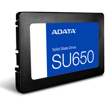 Unidade de estado sólido (SSD) Adata SU650, 2,5 polegadas, 256 GB, SATA III ASU650SS-256GT-R 