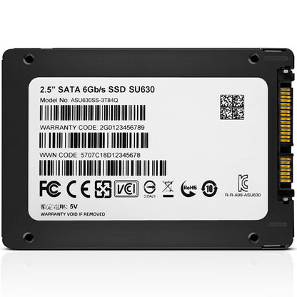 Unidade de estado sólido (SSD) Adata SU630, 2,5 polegadas, 240 GB, SATA III ASU630SS-240GQ-R 