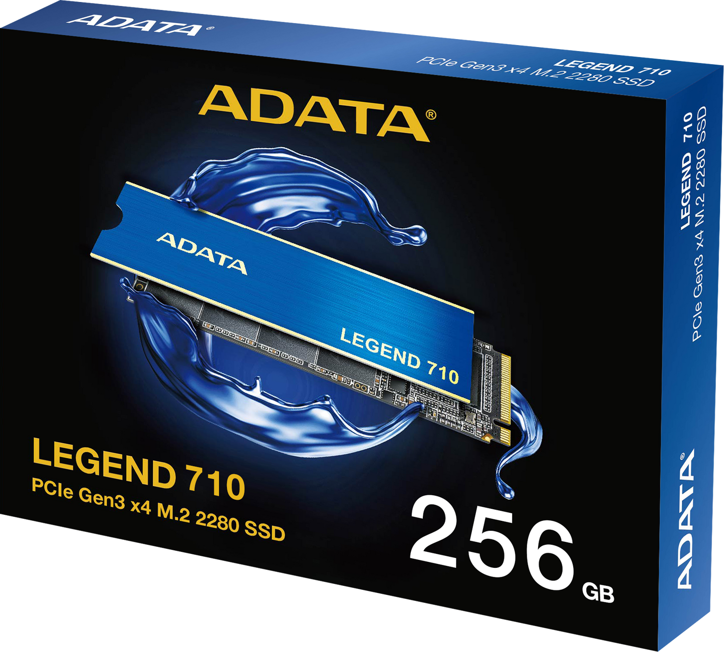 Unidade de estado sólido (SSD) Adata Legend 710, PCI Express 3.0 x4, M.2, 256GB ALEG-710-256GCS ALEG-710-256GCS 