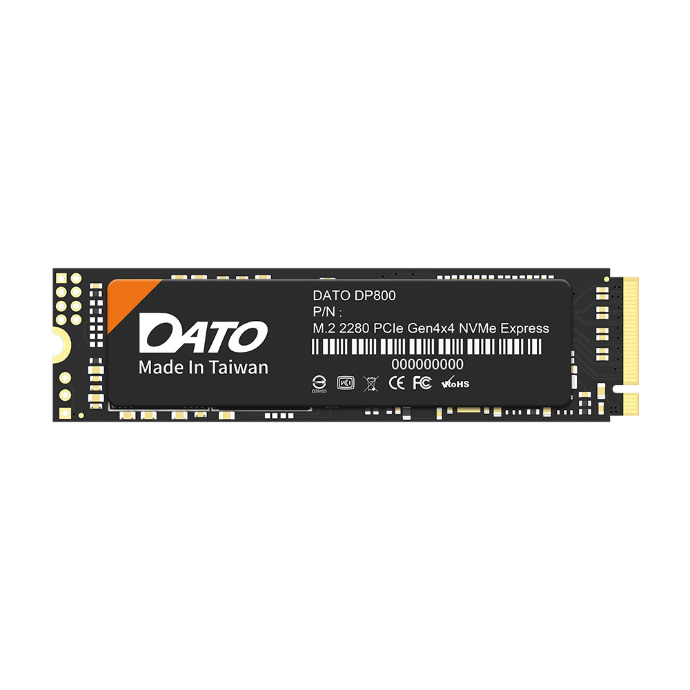 Solid State Drive (SSD) Dato DP800, NVME M.2 2280, PCIe, 512GB, Preto DP800SSD-512GB