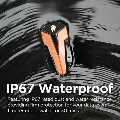 Solid State Drive (SSD Externo) Dato Ares Amber Shield, 500GB, Preto ARSASE-500GB