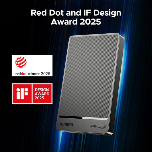 Solid State Drive (SSD Externo) UGREEN 35270, 1TB, Cinzento