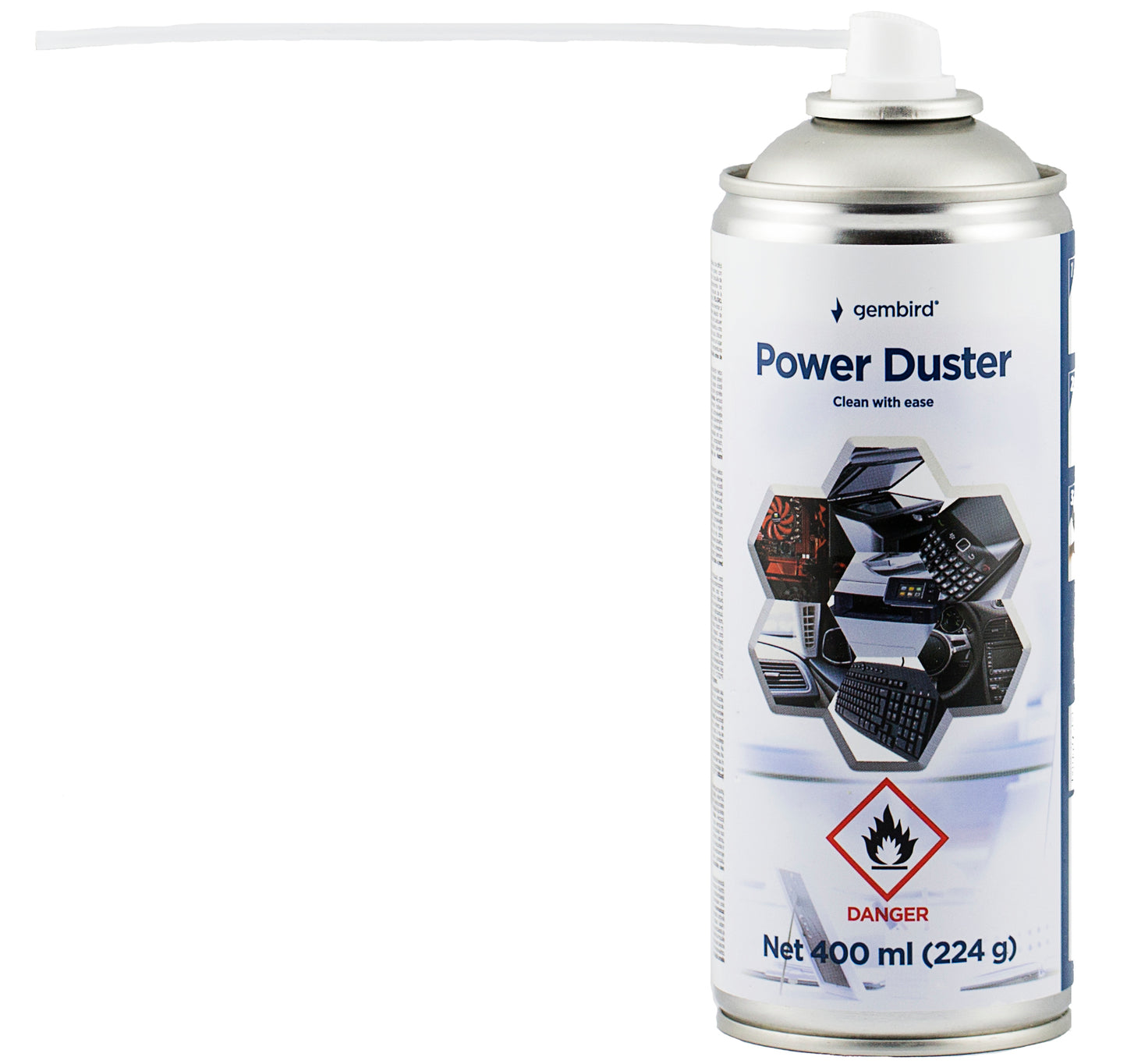 Spray Ar Comprimido Gembird, 400ml CK-CAD-FL400-01