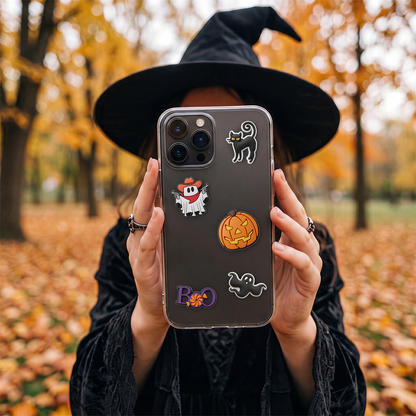 Autocolante 3D OEM Boo para Capa de Telemóvel / Tablet, Conjunto de 5 unidades, Multicolorores