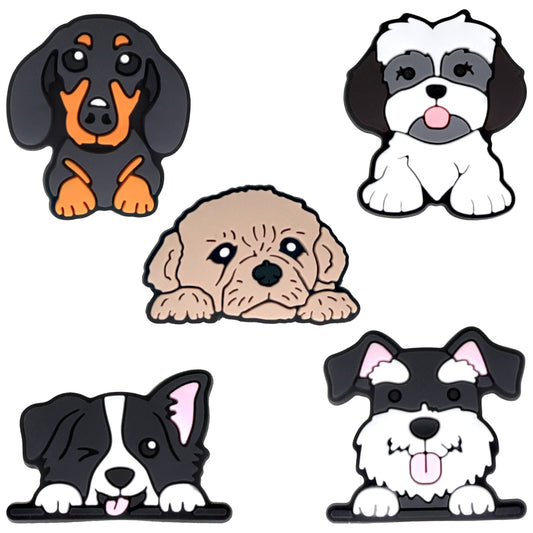 Autocolante 3D OEM Dog para Capa de Telemóvel / Tablet, Conjunto de 5 peças, Multicolor