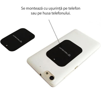 Autocolante Metálico Techsuit MP03 2in1, Preto