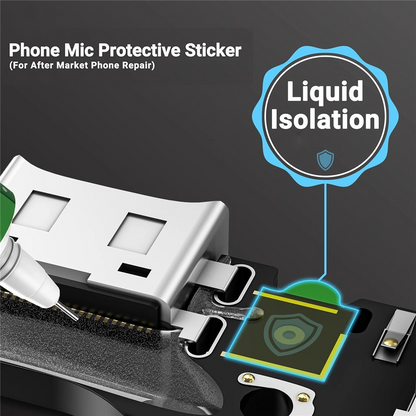 Autocolante de Proteção para Microfone 2UUL DA32, Conjunto de 500 unidades