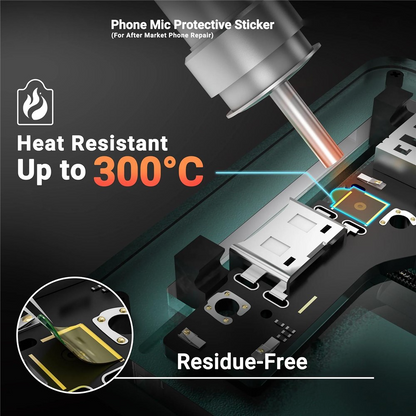 Autocolante de Proteção para Microfone 2UUL DA32, Conjunto de 500 unidades