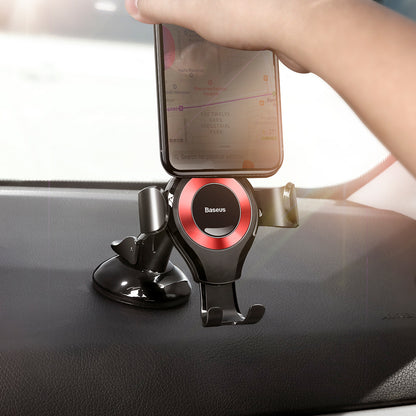 Baseus Osculum Gravity Car Mount, 63 mm - 85 mm, vermelho SUYL-XP09 