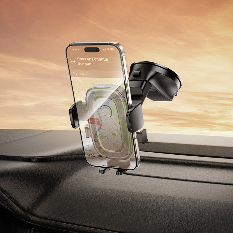 Suporte Auto Borofone BH132 Follower, 4.5 polegadas - 7 polegadas, Preto