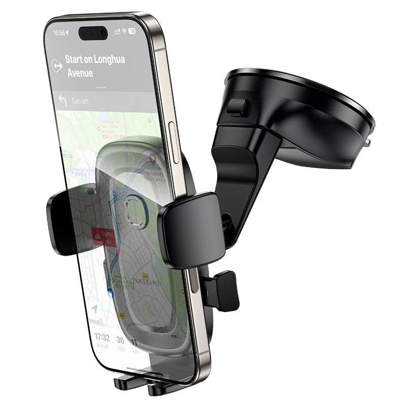 Suporte Auto Borofone BH132 Follower, 4.5 polegadas - 7 polegadas, Preto